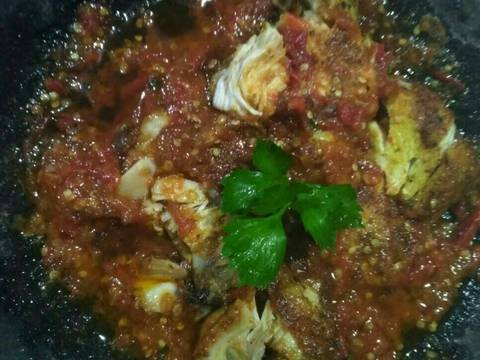 Ayam gprek sambal lalap recipe step 3 photo