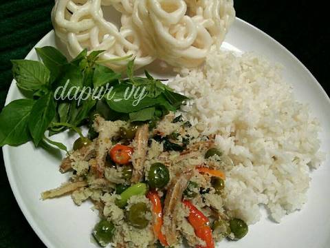 Oseng BOTOK Teri + Takokak + Leunca + Kemangi recipe step 7 photo