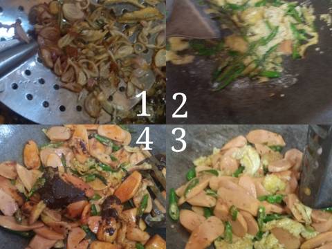 Mie Goreng Rendang Teri recipe step 3 photo