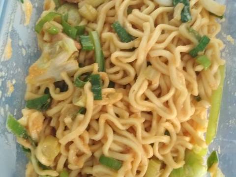 Bakmi jawa kol sawi hijau recipe step 5 photo