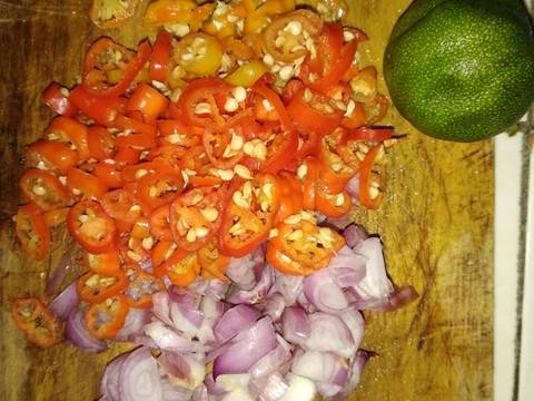 Dadar tomat matah recipe step 3 photo