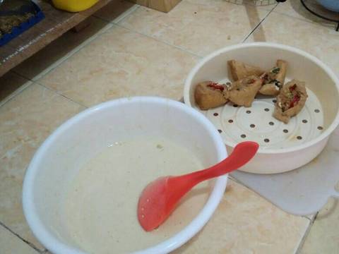 Gehu isi Oncom Pedas recipe step 5 photo