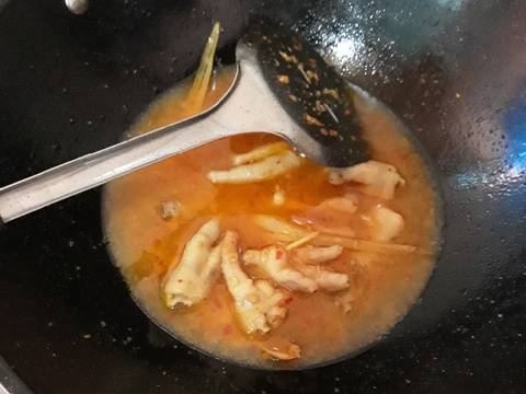 Gulai nangka +ceker ayam recipe step 4 photo