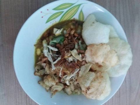 Bubur Ayam kuah kuning Bogor recipe step 6 photo