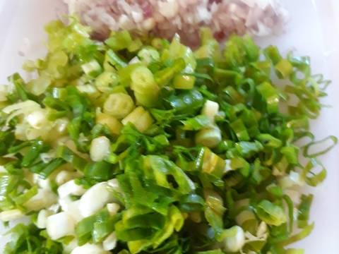 Pempek adaan teri nasi recipe step 3 photo
