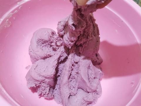 Bola-bola donat ubi ungu gluten free (â--'â-½'â--)ã recipe step 2 photo