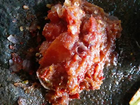 Mujahir Sambal Petei + Bawang Batak langkah memasak 3 foto