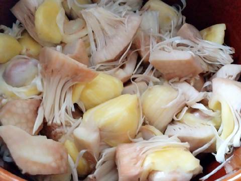 Gulai Nangka Ayam & Telur (Jackfruit with Chicken &Egg Curry) recipe step 3 photo