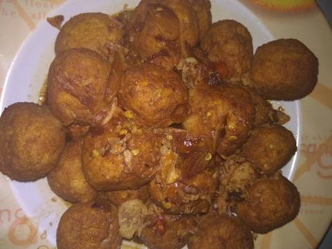 Tahu bulat bumbu kecap pedas recipe step 3 photo