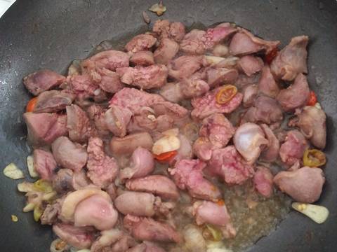 Tumis rempela ati sederhana teriyaki)