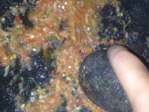 Tumis Pare Teri Belacan recipe step 2 photo