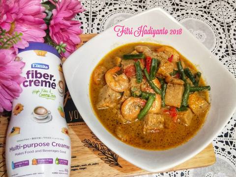 Sayur Oncom Udang Kacang Panjang with Fiber creme recipe step 5 photo