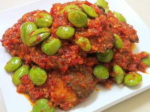 Resep Sambal  Penyet Mangut Petai favoritku 