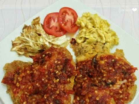 Gambar Nasi Goreng Ayam Geprek  Kumpulan Gambar Bagus