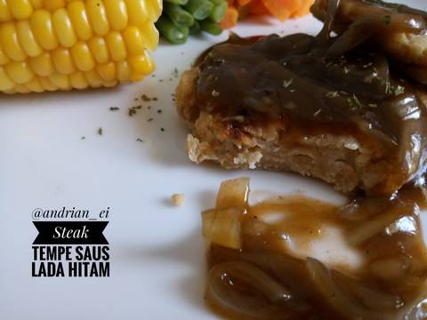Steak Tempe Saus Lada Hitam