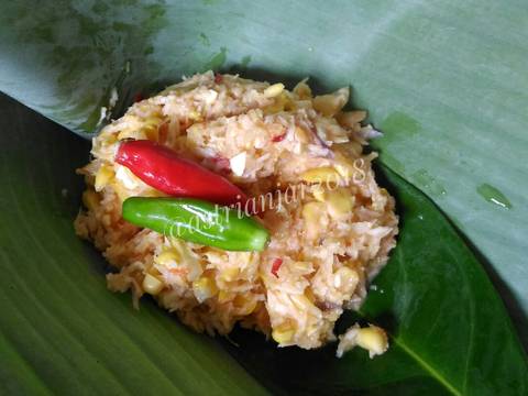 Botok Jagung Manis recipe step 4 photo