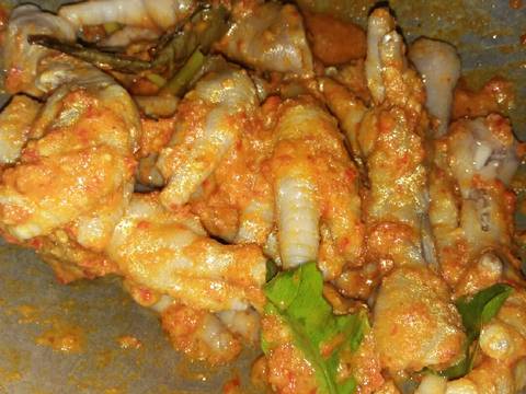 Seblak ceker pedas manis recipe step 3 photo