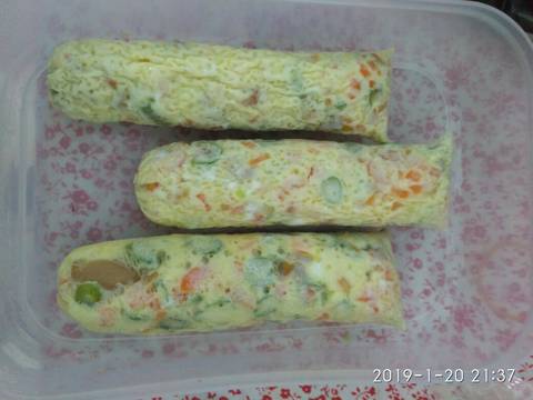 SOSTEL (sosis telur) Home Made recipe step 3 photo