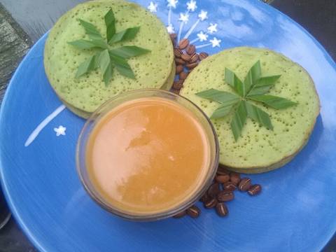 Serabi kinca moca pandan recipe step 8 photo