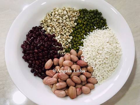 Yang sen wu pao co,bubur 5 rasa recipe step 1 photo