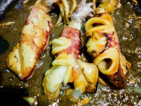 Cumi Bakar Saos Tiram Homemade