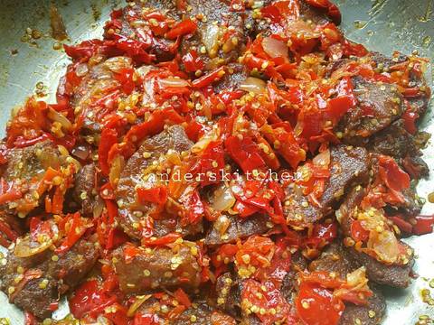 iResep Dendeng balado basahi oleh Xander s Kitchen Cookpad