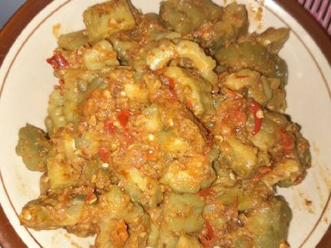 Pare bumbu kacang recipe step 6 photo