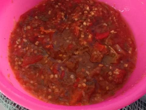 Sambel trasi rebus medan recipe step 3 photo
