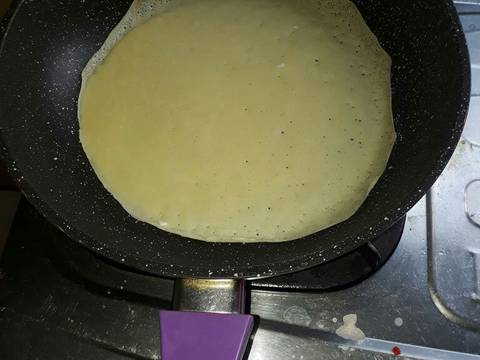 Dadar gulung kuah santan Gula merah durian recipe step 1 photo