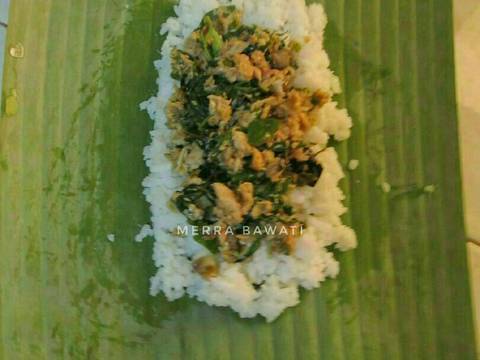 Nasi Bakar Isi Bandeng Presto Cabe Hijau recipe step 5 photo