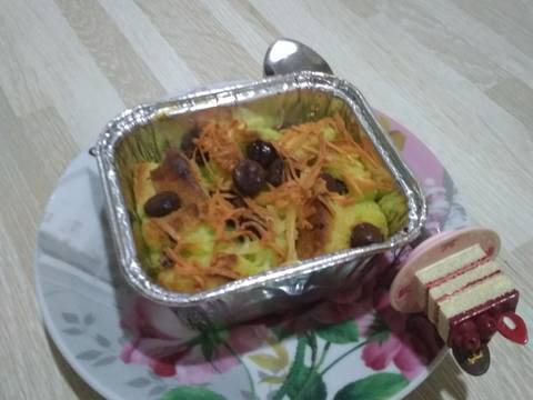 Bread Pudding/Pudding Roti with 3 Topping #RabuBaru