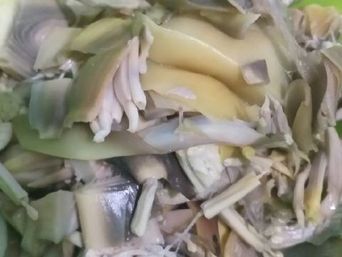 Opor jantung pisang recipe step 1 photo