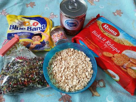 Kue bola oat coklat (no bake) recipe step 1 photo