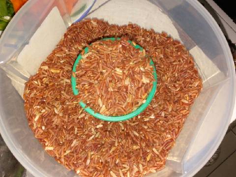 Tumpeng Mini Nasi Uduk Beras Merah recipe step 1 photo