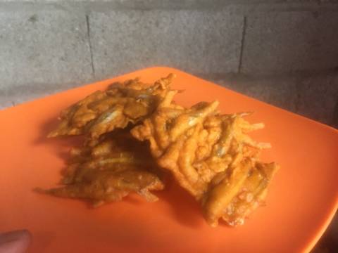 Peyek ikan bilis recipe step 3 photo