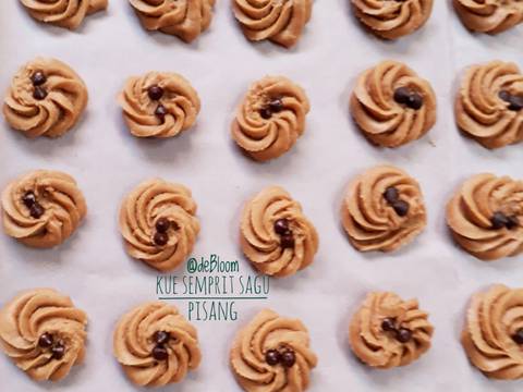 416. Kue Semprit Sagu Pisang #SeninSemangat recipe step 4 photo