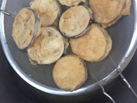 Terong Tepung Krispy dan Sambal Korek recipe step 3 photo