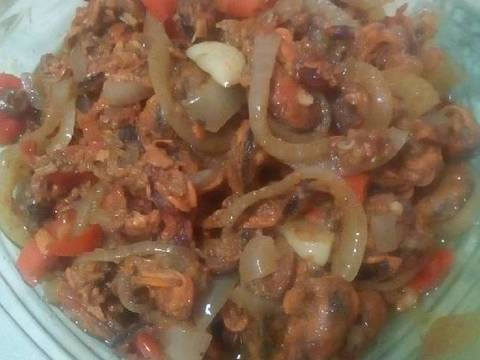 Tumis kerang pedasss