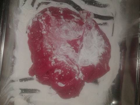 Mochi pinky isi kacang recipe step 6 photo