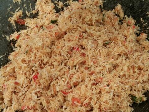 Urap sayur bumbu sangrai recipe step 2 photo