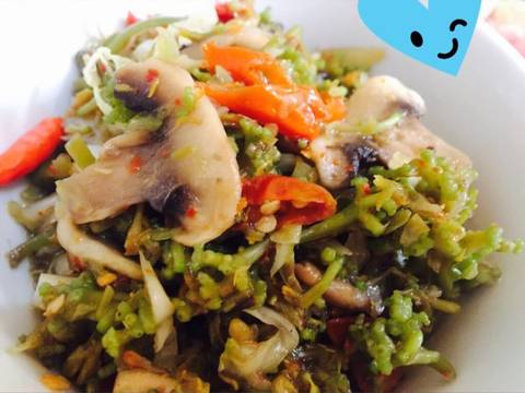 Kembang kates jamur champignon no pait sama sekaliÃ¢ËœÂºÃ¯Â¸ÂÃ¢ËœÂºÃ¯Â¸Â Ala manda JJ recipe step 4 photo