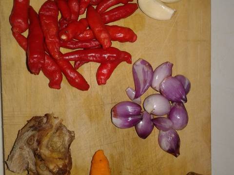Lodeh tempe terong recipe step 1 photo