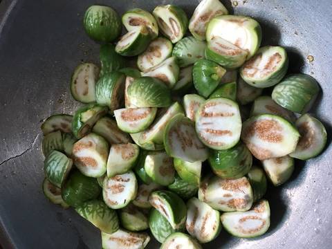 Oseng2 terong lalap teri recipe step 2 photo