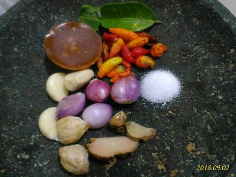 Sambal Tumpang Taoge Wortel recipe step 5 photo