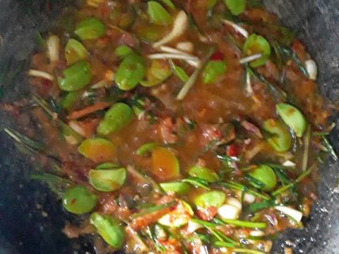 Mujahir Sambal Petei + Bawang Batak langkah memasak 4 foto