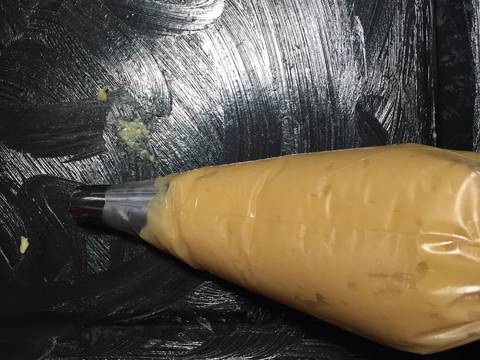 Kue Soes vla Greentea(No Mixer|Kokoh) recipe step 5 photo