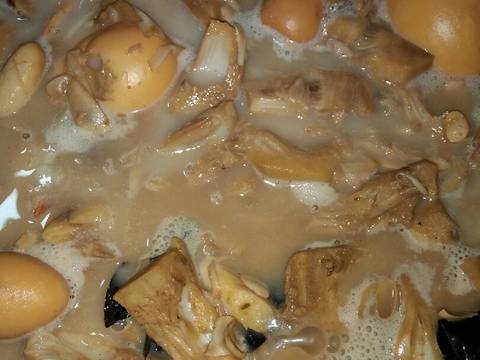 Gudeg teh hitam sederhana recipe step 5 photo