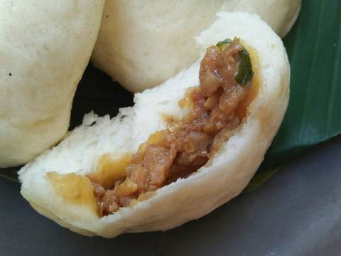 Pao (bakpao) lembut isi ayam kecap recipe step 9 photo