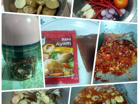 Nasi Lalapan Jengkol balado + lauk recipe step 1 photo