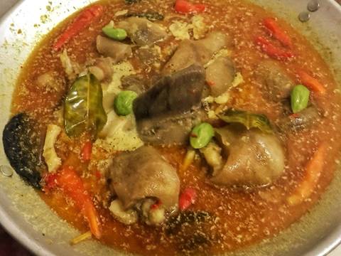 Gulai Tunjang Petai Kemangi recipe step 5 photo
